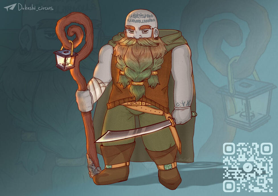 Дизайн D&amp;D персонажа [ClipStudioPaint]
